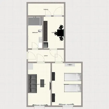 公寓 Moderne I Zentral I Grosser Parkplatz 杜伊斯堡